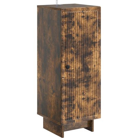Credenza Rovere Fumo 33 x 34,5 x 90 cm Legno ingegnerizzato vidaXL