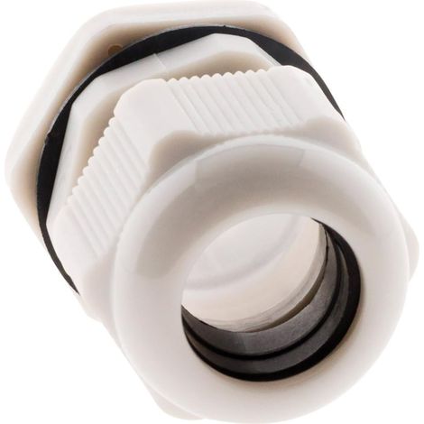Lot de 4 presses étoupes Ø20mm IP68 - Blanc - Zenitech (1/5)