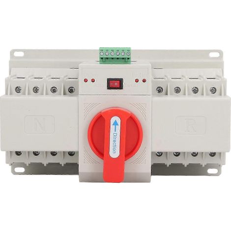 Commutateur de transfert automatique double alimentation 400 V 4 pôles, type disjoncteur, mini-inverseur pour installation photovoltaïque domestique 125 A (1/5)