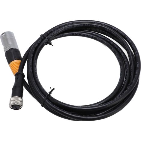 Câble Ethernet étanche pour usage intérieur et extérieur, blindé, connecteur RJ45 vers M12-5P femelle, 2 m / 6,56 pi (1/5)