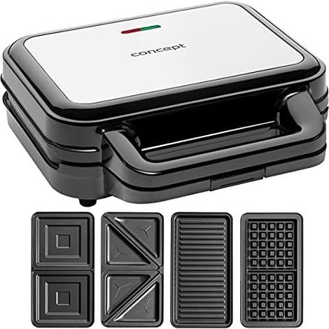 Concept - Toaster 4in1, 900 W, Edelstahl/schwarz sv3070