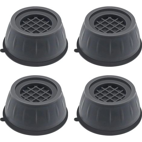 MINKUROW Paquete De 4 Almohadillas Para Lavadora, Almohadillas De Goma Antideslizantes, Amortiguadores De Vibraciones, Amortiguadores De Vibraciones Para Lavadoras Y Secadoras. (1/5)