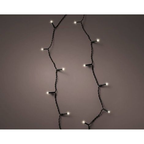 GUIRNALDA PILAS LED BLANCO CÁLIDO NAVIDAD - 143cm - 192 Luces (1/4)