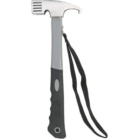 Marteau de camping, arrache-piquets de tente, marteau multifonctionnel en aluminium à haute teneur en carbone avec arrache-piquets de tente pour le camping en plein air (1/5)