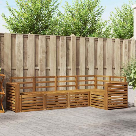 Sofagarnituren 5 pcs Natur Massivholz Akazie (1/5)