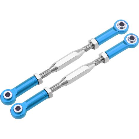 Biellettes de direction en alliage d'aluminium pour camion radiocommandé Traxxas Slash à l'échelle 1/10 (bleu) (1/5)