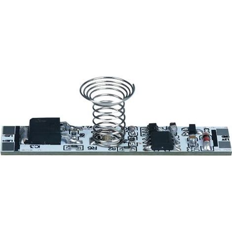 SCHEDA PULSANTE TOUCH PER STRIP SINGOLO COLORE INPUT DC4V-24V OUTPUT 12V 120W 24V240W