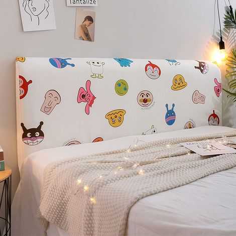 Kopfteilbezüge (120 cm), dehnbarer, staubdichter Kopfteilbezug mit Katzenmotiv