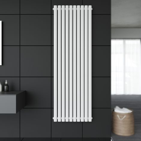 Design Röhrenheizkörper Heizkörper Paneelheizkörper Wandheizung Weiß 1800x590mm Doppellagig Vertikal (1/5)