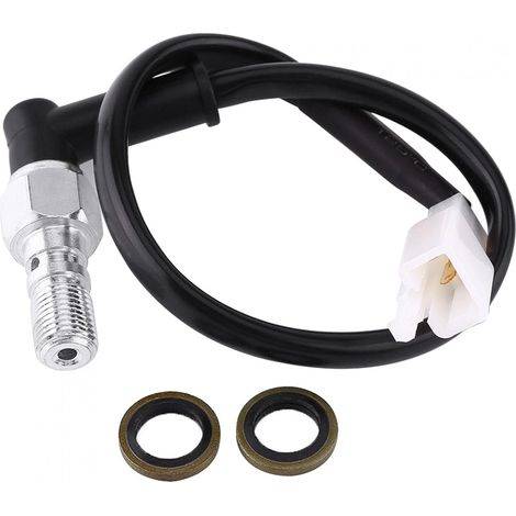 Interrupteur de frein hydraulique, interrupteur de feu arrière haute sensibilité résistant à l'usure pour moto(Fil épais M101.25MM) (1/3)