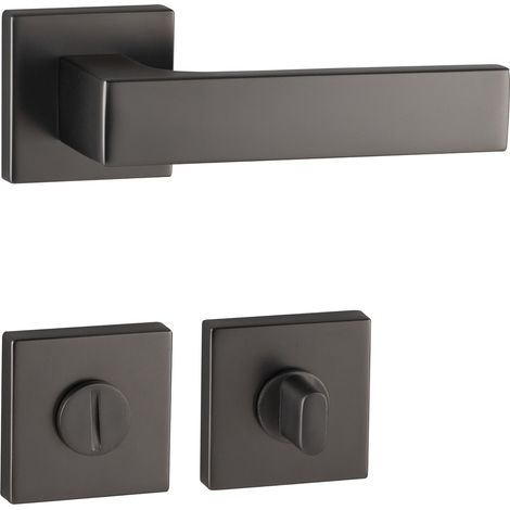MARCHESI Drückergarnitur BUDAPEST Rosette WC, 38-45 mm, Zamak vernickelt dunkel (1/3)