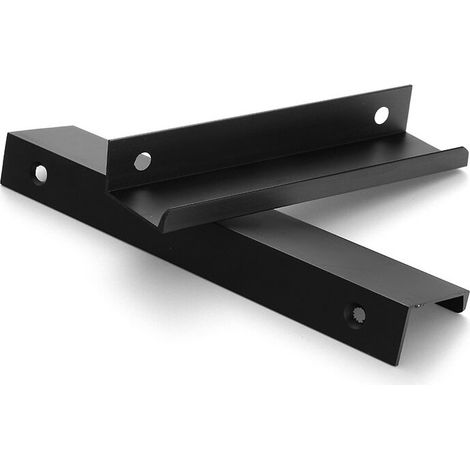 5 pezzi 96mm Maniglie da cucina con viti in lega di alluminio Maniglia per armadietto Maniglia invisibile per mobili da cucina e camera da letto (5, 96mm) (1/5)