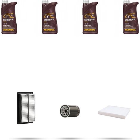 Kit tagliando 3 FILTRI e 4L OLIO compatibile con Hyundai Kona 1.0 T-GDI 88kw dal 2023 (1/4)