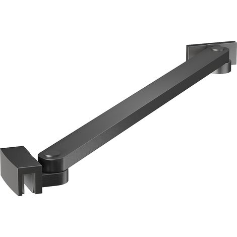 Mexen schräger Halter für Duschwände und -türen 6-8 mm, gebürstetes Gun Gray - 830-09-66 (1/2)