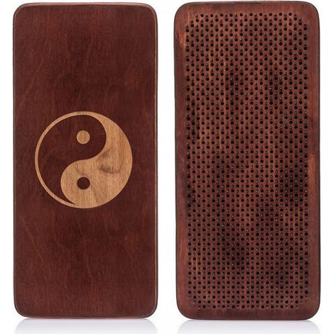 Tabla de yoga de madera Sadhu, clavos galvanizados de 10 mm, para acupresión Yin Yang.