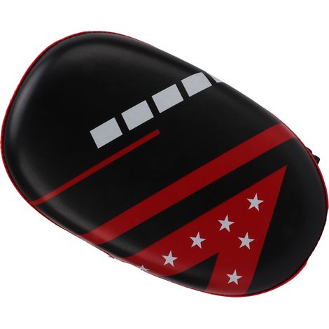 Cible de pied de boxe en PU Arc, équipement de protection haute résistance pour l'entraînement physique, rouge / à l'unité (1/5)