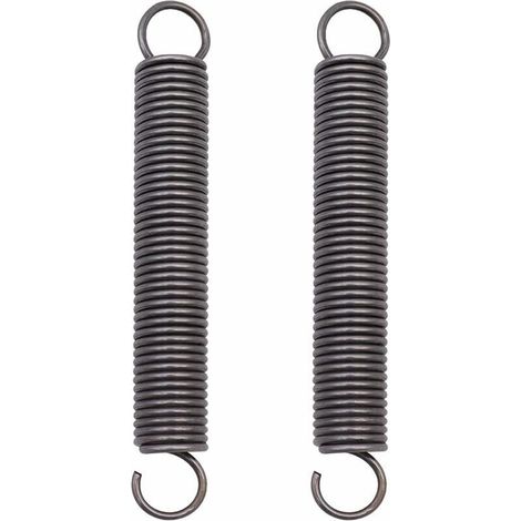 2 Pièces Ressort de Traction Acier Ressort Comprimé étendu Ressorts à Double Crochet - 2x18x150mm