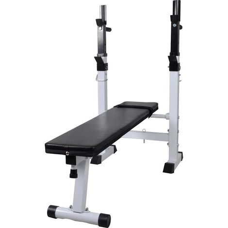 Banc de musculation réglable en acier, incliné ou horizontal, 120 x 50 x 91-111 cm - PANGIVO (1/4)