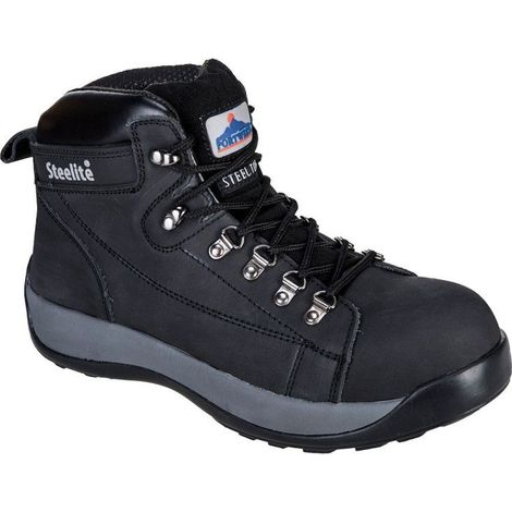 Mi-brodequin Steelite Nubuck Sb Hro Couleur : Noir Taille 48 - Portwest (1/2)