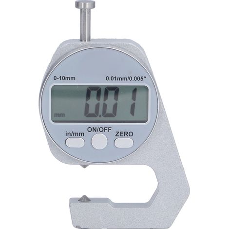Jauge d'épaisseur numérique, plage de mesure 0-10 mm, mini pied à coulisse électronique avec écran LCD (1/5)