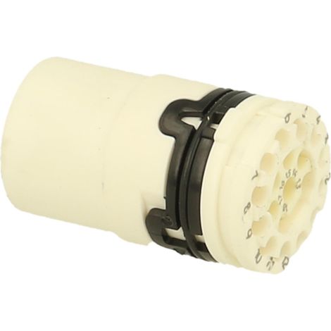 HUMMEL M16 Crimp-Kontakteinsatz Stift Crimpanschluss, Polzahl 18-polig 24V, 3A, Farbe weiß - 1 Stück (1/3)