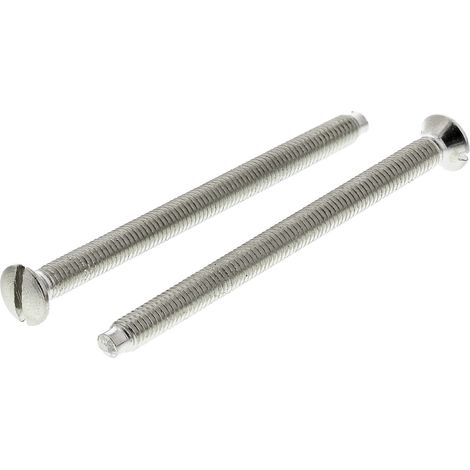 Vis à métaux RS PRO M3.5 à tête Fraisée fendue en Acier, 50mm ( Prix pour Sachet de 100 )