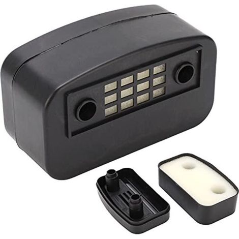 65mm Coque en Plastique Carré Compresseur d'air Silencieux Bruit Silencieux Pompe D'admission Filtre D'entrée pour Compresseur à Piston, Non original (1/5)