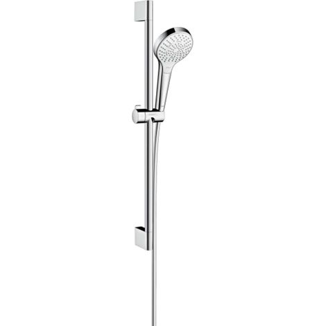 Hansgrohe Croma Select S - Brausegarnitur Multi 0,65 m, weiß / verchromt 26560400 (1/3)