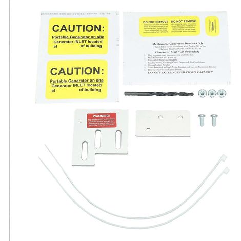 Generator-Verriegelungssatz SD200A, Haupt- und Generator-Leistungsschalter-Verriegelungssatz aus Aluminiumlegierung