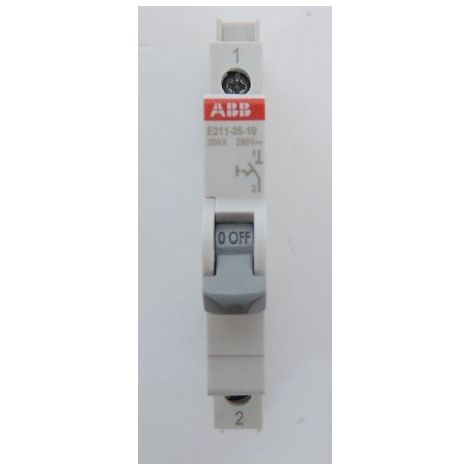 Interrupteur-sectionneur ABB, 1, 25A ( Prix pour 1 ) (1/2)