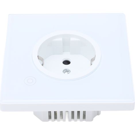 Intelligente 16A-Steckdose mit Wandsteuerung, weiß, EU-Stecker 95–245V, WK-EU16M (für ZigBee-Typ) (1/5)