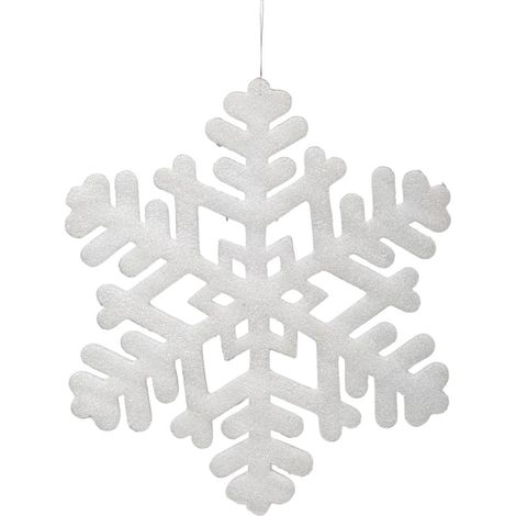 Suspension Polyfoam Flocon Paillettes D 35 cm - Feeric Christmas (1/3)