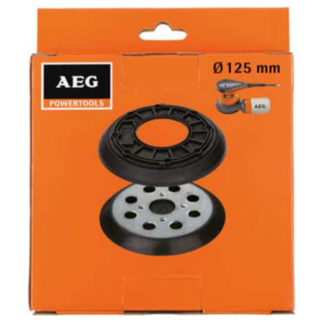 AEG – Plateau de ponçage 125mm – Plaque de base pour EX 125 ES – Avec anneau en caoutchouc de rechange – 4932352870 — vue 4