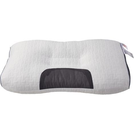 White Height-adjustable Wavy Pillow 74cm x 48cm x 14cm (1/5)