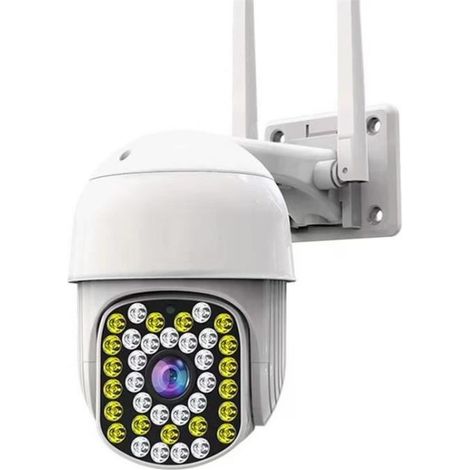 2 Pouces Caméra de surveillance 1080P HD extérieure Grand angle rotatif Caméra WiFi bidirectionnelle pour la sécurité à domicile (1/4)