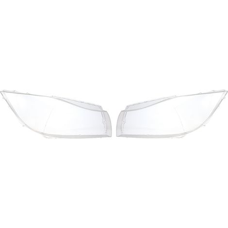 Lifcausal – Couvercle de lentille de phare avant transparent en plastique ABS pour BMW E90/E91 2005-2008 – Durabilité supérieure – Remplacement lentilles jaunies – 1 paire