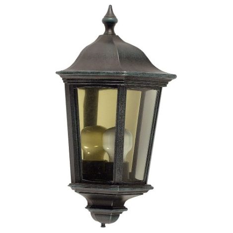 LIZIO Applique Mur Ext. IP44 IK08 noir E27 100W max. Lpe non incl. ARIC 1930 (1/3)