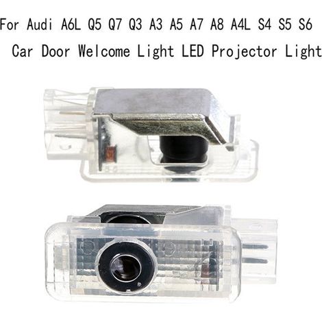 Zwei Tür-Einstiegsleuchten, passend für Audi A6L, Q5, Q7, Q3, A3, A5, A7, A8, A8 und A4. (1/4)