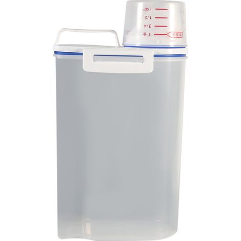 Distributeur de céréales portable en plastique avec gobelet doseur pour la maison (1/5)
