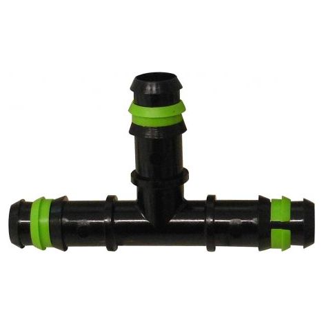 Irritec RACCORDO A TEE GIUNZIONE PER TUBO ALA CON ANELLI mm. 16x16x16 100 PZ