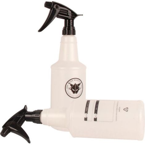 En stock : Flacon pulvérisateur cylindrique à brume d'eau ultra-fine pour le nettoyage automobile, résistant aux produits chimiques et aux acides/alcalis. (1/5)