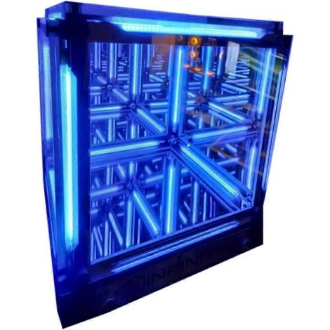 Elektrische Gaming-Stimmungslampe, tragbarer vierdimensionaler Raum, abgründiges Ornament für Büro-Wissenschaftler, A (1/5)