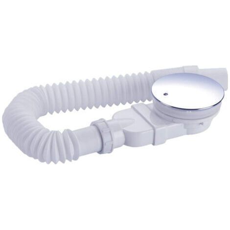 Extraflacher 90-mm-Duschablauf – Ablaufset für Duschwanne, Duschsiphon mit Geruchskontrolle, Haarfilter, flexibler Schlauch (1/5)