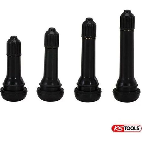 Kstools – Valves pneus tubeless 43 mm – Diamètre 11.5 mm – Résistance 4.5 bar – Type TRC-413 pour étanchéité parfaite