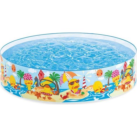 INTEX - PISCINETTE SEMI-RIGIDE HAPPY ANIMALS 58477 (1/2)