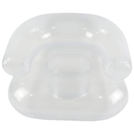 Chaise gonflable portable avec siège en PVC épais Chaises gonflables pour piscine intérieure et extérieure, camping, plage (1/5)
