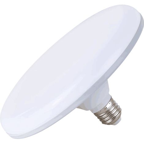 Lampe LED haute luminosité en forme d'OVNI, culot à vis E27, lumière blanche économe en énergie pour une utilisation domestique et industrielle. (1/4)