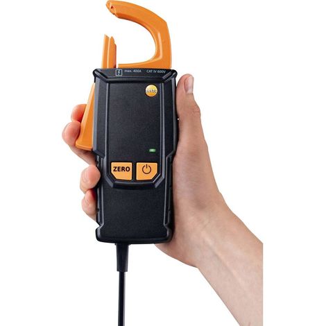 testo 0590 0003 Adattatore pinza amperometrica Misura A/AC: 0 - 400 A Misura A/DC: 0 - 400 A