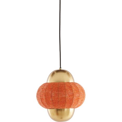 Light & Living - lampada a sospensione - Cetara - arancione -