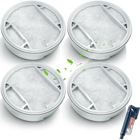 Lot de 4 filtres de rechange pour Philips série 5000 XV5113/01, XV1651/01, XC5041, XC5043, XC5141, XC5142/01, XC5242, XC5243, XC5244 aspirateur (1/5)